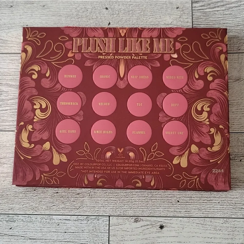 Colourpop Plush Like Me Pressed Powder Palette